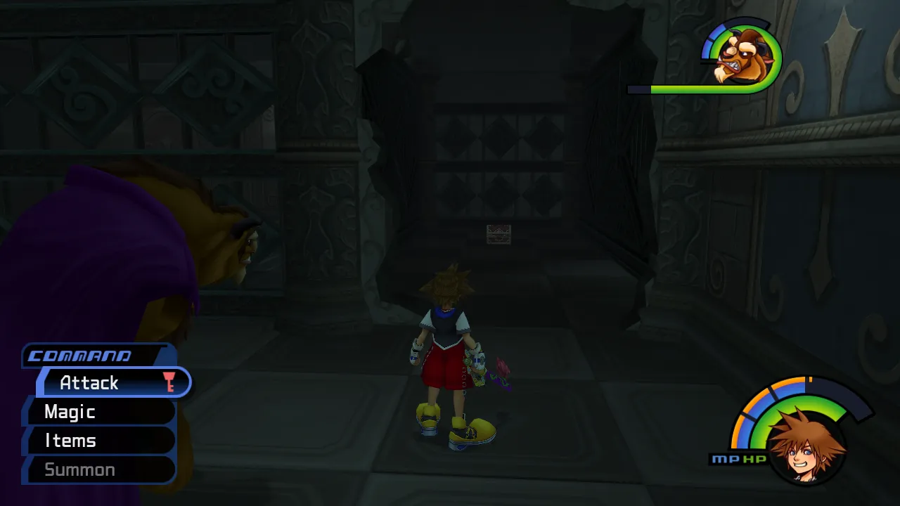Hollow Bastion Waterway Unlock Passage from Base Level Chest